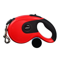 HKM-3855933 Retractable Dog Leash with One-Button Lock and Soft Grip Handle, 3M & 5M Options