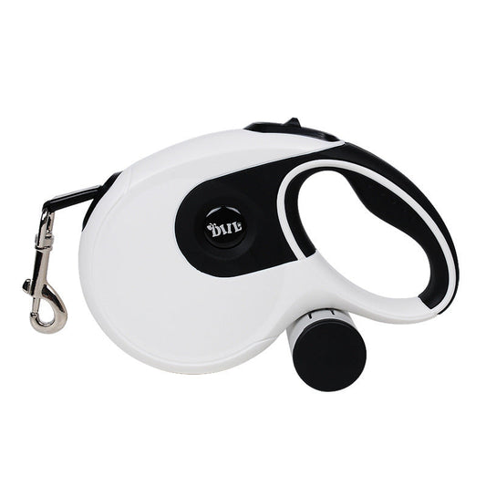 HKM-3855933 Retractable Dog Leash with One-Button Lock and Soft Grip Handle, 3M & 5M Options