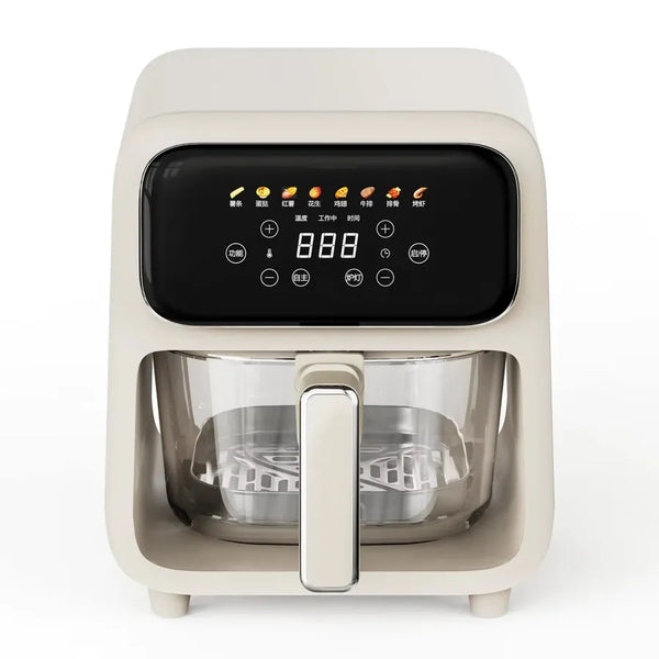HKM-385683 High Boron Glass 4.2L Air Fryer Oven for Efficient Cooking & Healthy Frying