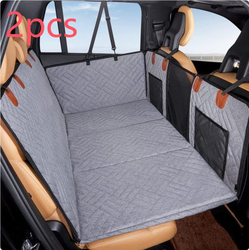 HKM-3857981 Waterproof Dog Car Bed Cushion - Durable Pet Seat Cover for Cars