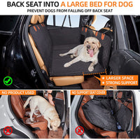 HKM-3857981 Waterproof Dog Car Bed Cushion - Durable Pet Seat Cover for Cars