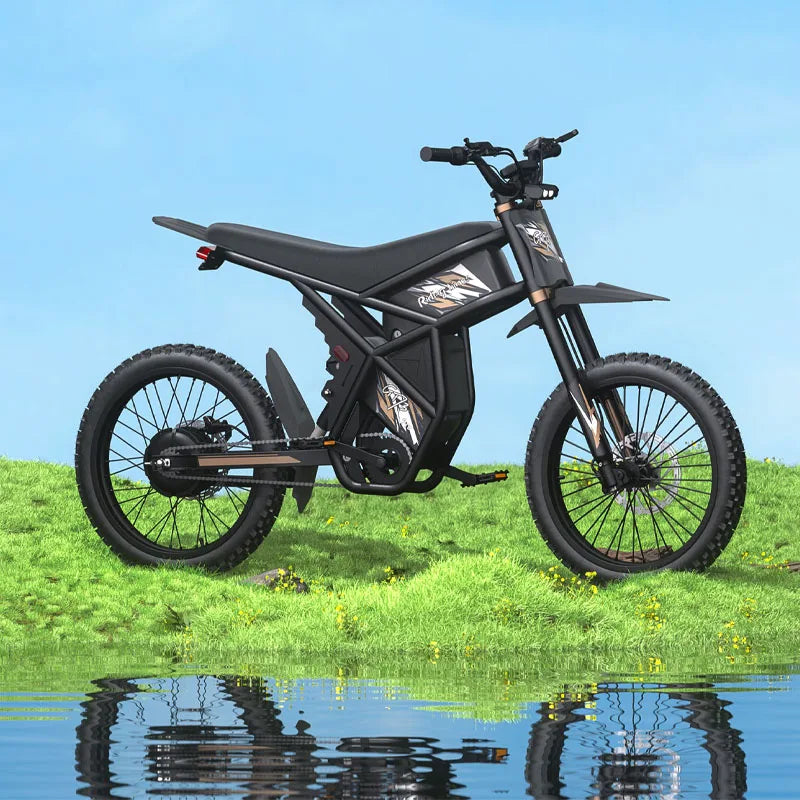 HKM-385811 High-Speed 60V 36.4Ah Lightweight Electric Mountain Bike with Long-Range and Off-Road Capability