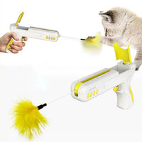 HKM-3859901 Lucky Cat Tumbler Toy with Suction Cup Pinwheel - Engaging Educational Cat Playtime Artifact