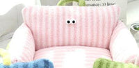HKM-3860157 Cozy Striped Nest Sofa for Small Dogs ¨C Blue, Warm Yellow, Pink, Grass Green Options