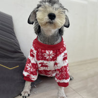 HKM-3860285 Christmas-Themed Soft Padded Pet Sweater for Dogs