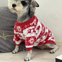 HKM-3860285 Christmas-Themed Soft Padded Pet Sweater for Dogs