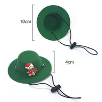 HKM-3860925 Festive Felt Pet Hat for Dogs and Cats - Soft Christmas Decoration for Holiday Grooming