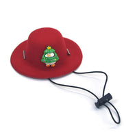 HKM-3860925 Festive Felt Pet Hat for Dogs and Cats - Soft Christmas Decoration for Holiday Grooming