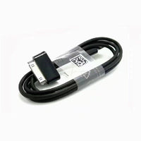 HKM-386131 All Copper Data Cable Set with USB Charger for Tablet PC, 1M Length, Black TPU & PVC Construction