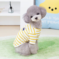 HKM-3861693 Pomeranian Teddy Bear T-Shirt for Small Dogs in Yellow, Black, Green - Casual Comfort