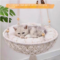 HKM-3863485 Cozy Cat Hammock Nest - Durable Cotton Thread Swing in Multiple Sizes