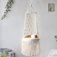 HKM-3863485 Cozy Cat Hammock Nest - Durable Cotton Thread Swing in Multiple Sizes