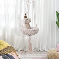 HKM-3863485 Cozy Cat Hammock Nest - Durable Cotton Thread Swing in Multiple Sizes