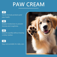 HKM-3863741 Deep Moisturizing Paw Care Cream for Dogs - 30g Hydrating Formula with Oat Protein and Aloe Extract