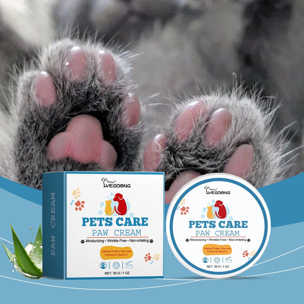 HKM-3863741 Deep Moisturizing Paw Care Cream for Dogs - 30g Hydrating Formula with Oat Protein and Aloe Extract