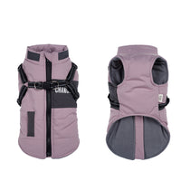 HKM-3864253 Casual Cotton Padded Dog Clothes in Taro Purple, Beige, and Sea Blue Sizes S-XXL