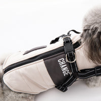 HKM-3864253 Casual Cotton Padded Dog Clothes in Taro Purple, Beige, and Sea Blue Sizes S-XXL