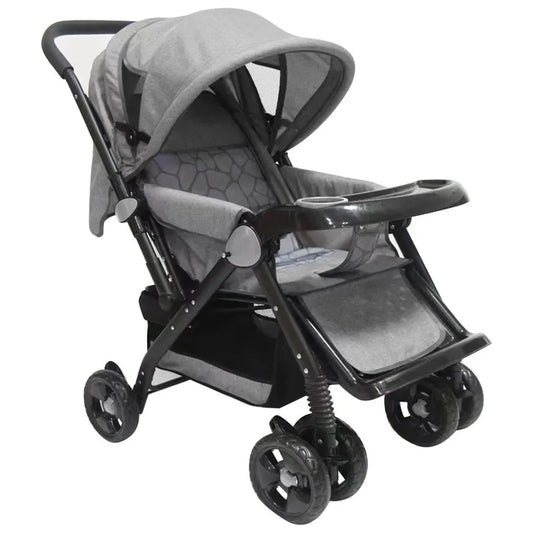 HKM-386451 Compact Lightweight 3-in-1 Travel Stroller Pram with Two-Way Push for Infants and Toddlers (0-3 Years)