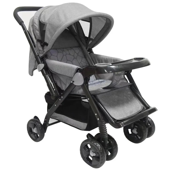 HKM-386451 Compact Lightweight 3-in-1 Travel Stroller Pram with Two-Way Push for Infants and Toddlers (0-3 Years)