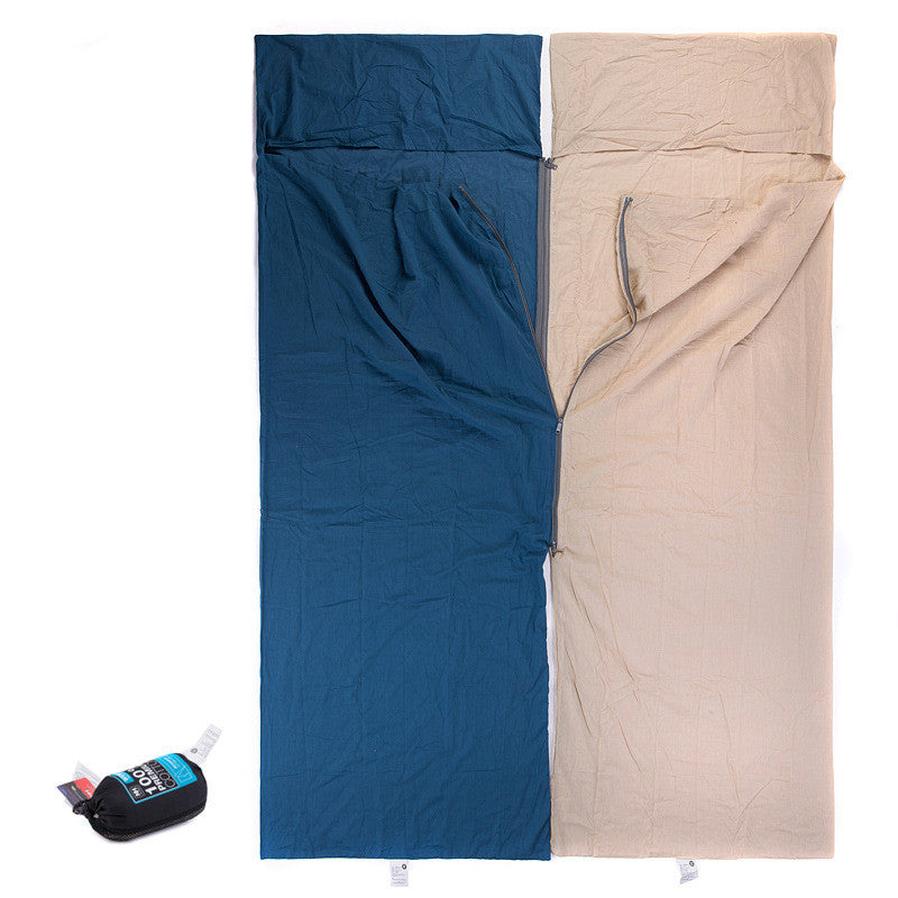 HKM-386451 Portable Outdoor Sleeping Bag with Cotton Liner for Camping and Travel