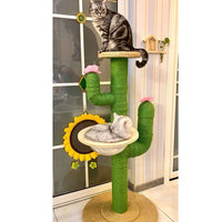 HKM-3865149 Cactus Cat Climbing Frame DIY Material Package and Finished Product Options