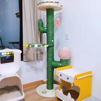 HKM-3865149 Cactus Cat Climbing Frame DIY Material Package and Finished Product Options