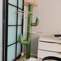 HKM-3865149 Cactus Cat Climbing Frame DIY Material Package and Finished Product Options