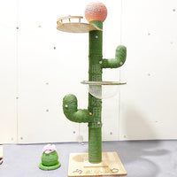 HKM-3865149 Cactus Cat Climbing Frame DIY Material Package and Finished Product Options