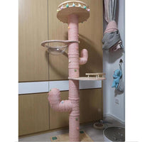 HKM-3865149 Cactus Cat Climbing Frame DIY Material Package and Finished Product Options