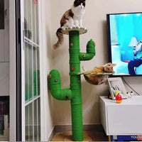 HKM-3865149 Cactus Cat Climbing Frame DIY Material Package and Finished Product Options