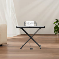 HKM-386515 61-Key Portable Folding Electronic Keyboard in Black