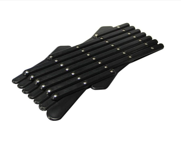 HKM-386579 Telescopic Pet Window Fence for Safe Travel - Durable Polypropylene in Black