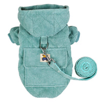 HKM-3866301 Warm Cotton Coat for Pets with Backpack and Traction Rope - Sizes S to XXL