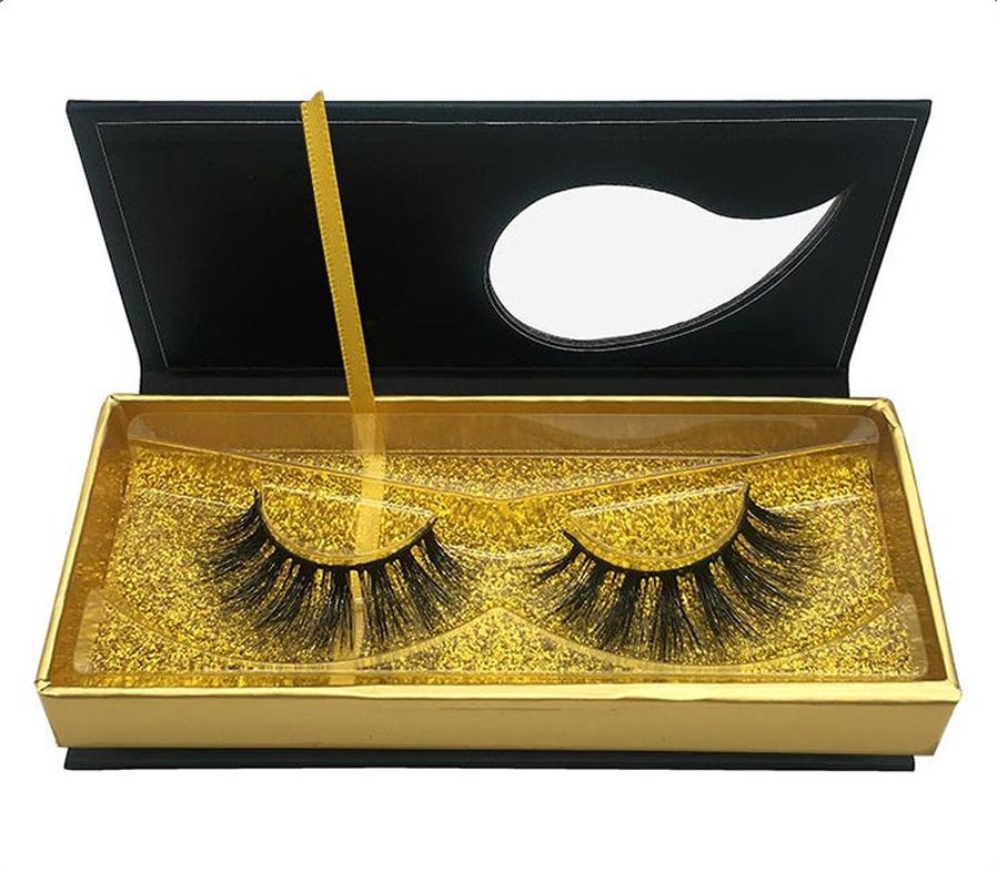 HKM-386643 Three-Dimensional Handmade Mink Hair Multi-Layer False Eyelashes