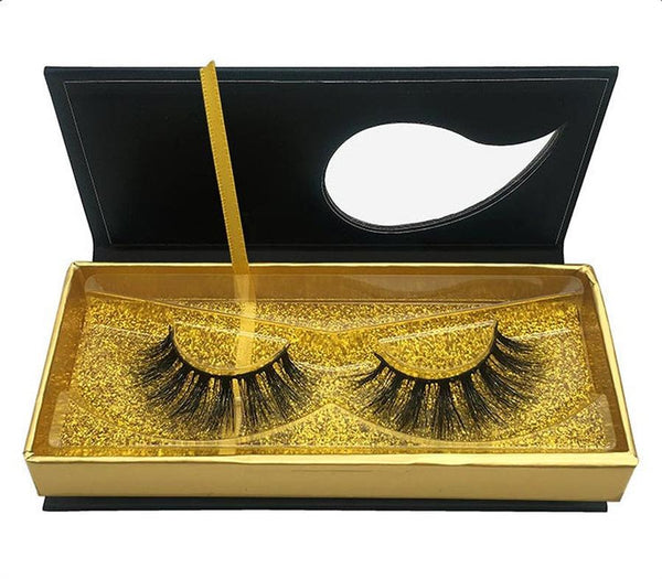 HKM-386643 Three-Dimensional Handmade Mink Hair Multi-Layer False Eyelashes