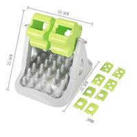 HKM-3866685 Interactive Roller Food Dispenser Toy for Cats and Dogs - Gray and Green Leaky Toy