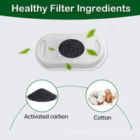 HKM-3867709 Non-Woven Fabric Pet Water Dispenser Filter Element, Stainless Steel Compatible with Various Models