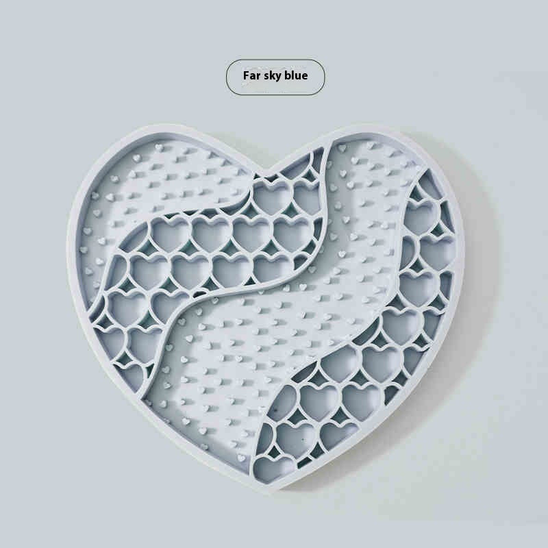 HKM-3867837 Silicone Dog Licking Mat for Slow Feeding - 20x18.5cm Feeding Accessory