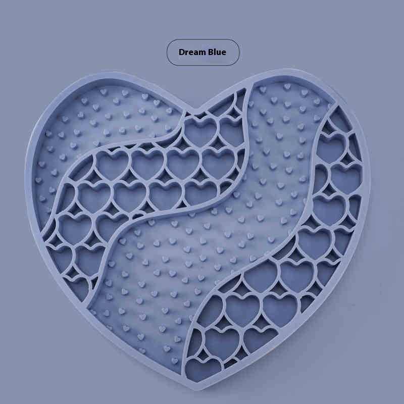HKM-3867837 Silicone Dog Licking Mat for Slow Feeding - 20x18.5cm Feeding Accessory