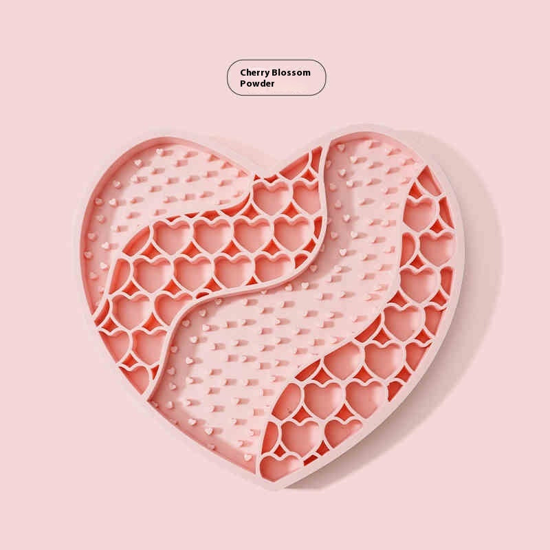 HKM-3867837 Silicone Dog Licking Mat for Slow Feeding - 20x18.5cm Feeding Accessory