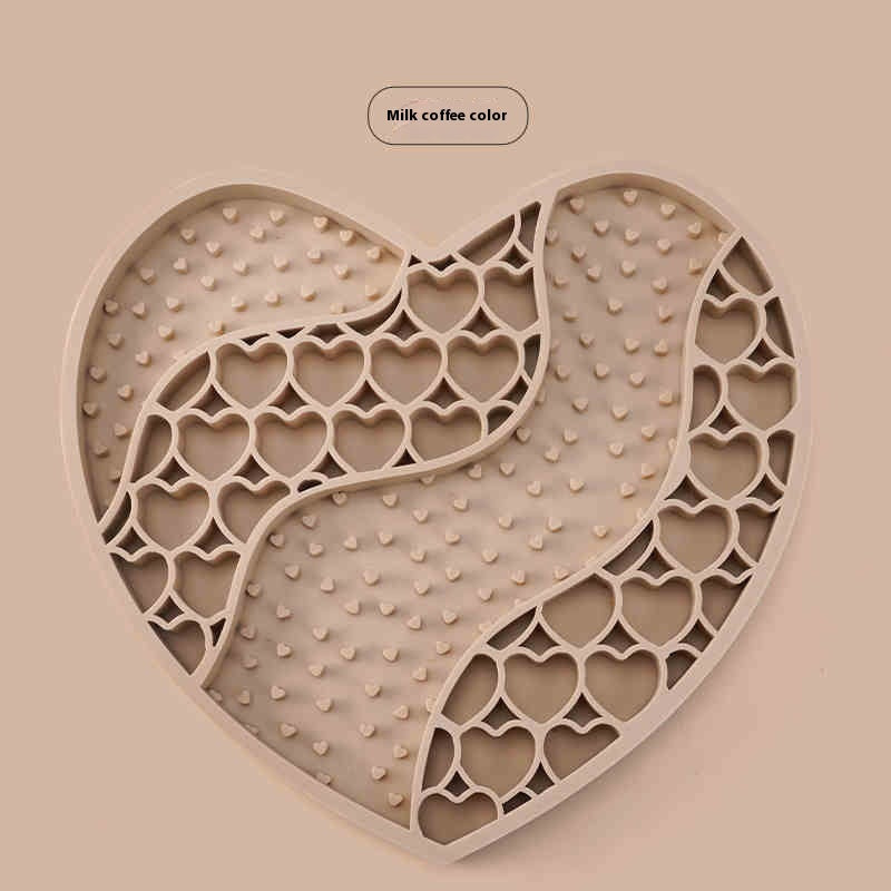 HKM-3867837 Silicone Dog Licking Mat for Slow Feeding - 20x18.5cm Feeding Accessory