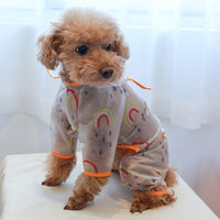 HKM-3869245 Rainbow Waterproof Poncho for Pets in Various Sizes and Colors