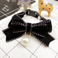 HKM-3869629 Elegant Bow Tie Collar for Cats and Dogs in Various Colors and Sizes