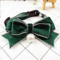HKM-3869629 Elegant Bow Tie Collar for Cats and Dogs in Various Colors and Sizes