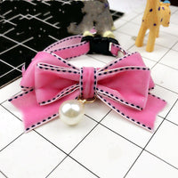 HKM-3869629 Elegant Bow Tie Collar for Cats and Dogs in Various Colors and Sizes