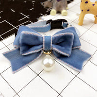 HKM-3869629 Elegant Bow Tie Collar for Cats and Dogs in Various Colors and Sizes
