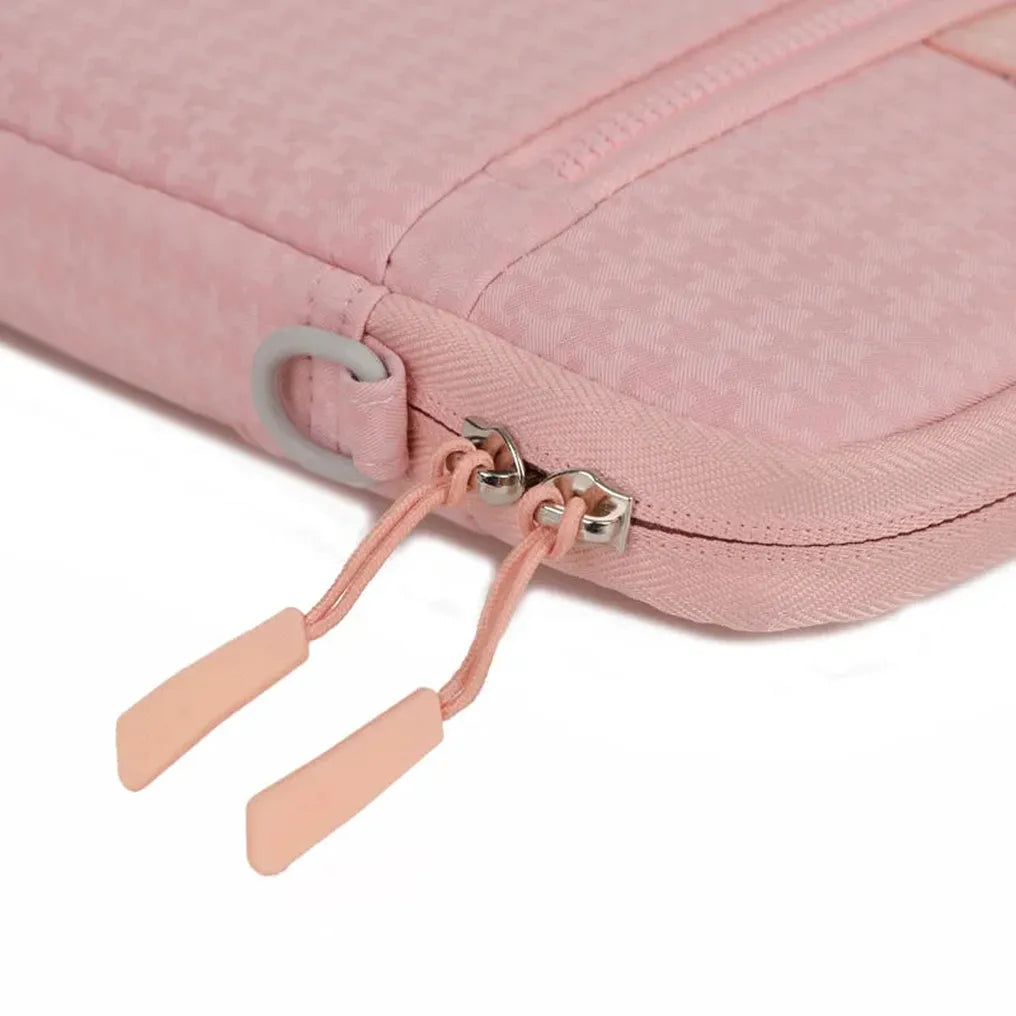 HKM-386963 Pink Waterproof and Shockproof Laptop Sleeve Bag in Multiple Sizes - Durable Oxford Material