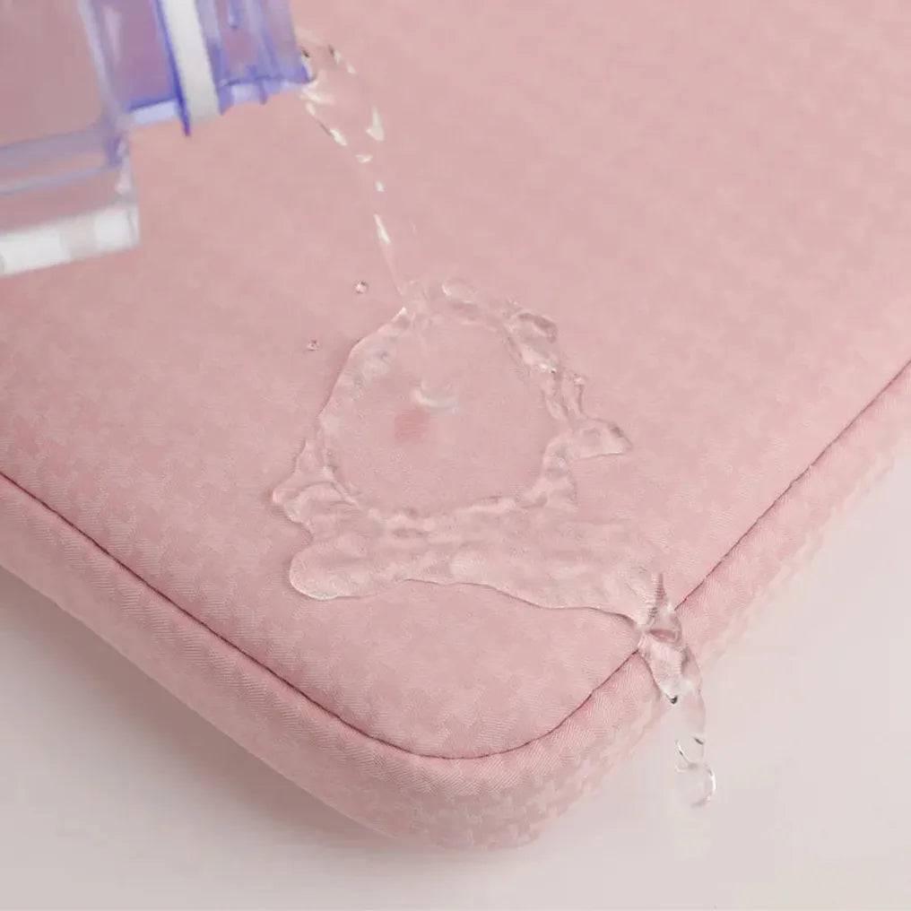 HKM-386963 Pink Waterproof and Shockproof Laptop Sleeve Bag in Multiple Sizes - Durable Oxford Material