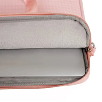HKM-386963 Pink Waterproof and Shockproof Laptop Sleeve Bag in Multiple Sizes - Durable Oxford Material