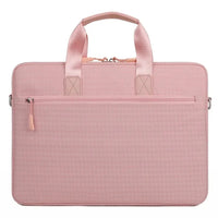HKM-386963 Pink Waterproof and Shockproof Laptop Sleeve Bag in Multiple Sizes - Durable Oxford Material